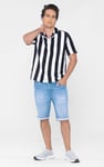 Skinny Fit Turned Denim Shorts