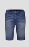 Skinny Fit Turned Denim Shorts