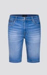 Skinny Fit Turned Denim Shorts