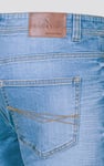 Skinny Fit Turned Denim Shorts