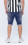 Skinny Fit Turned Denim Shorts