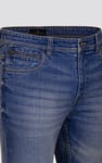 Skinny Fit Turned Denim Shorts