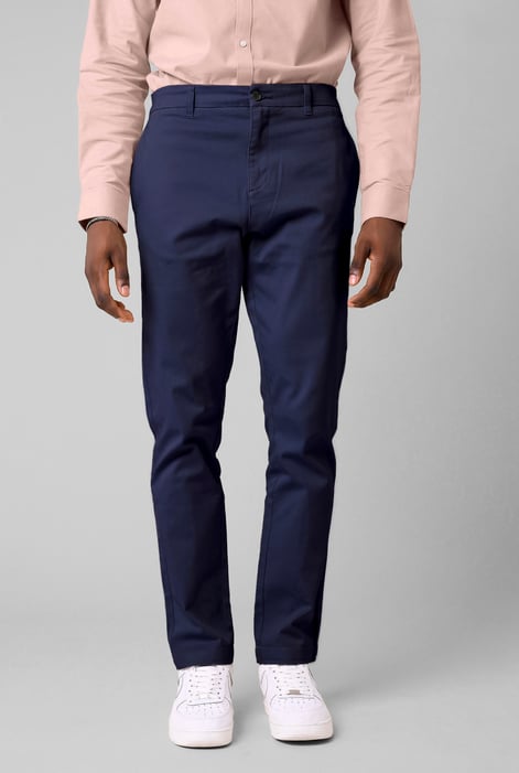 Mens Cream Semi Formal Chino Trouser