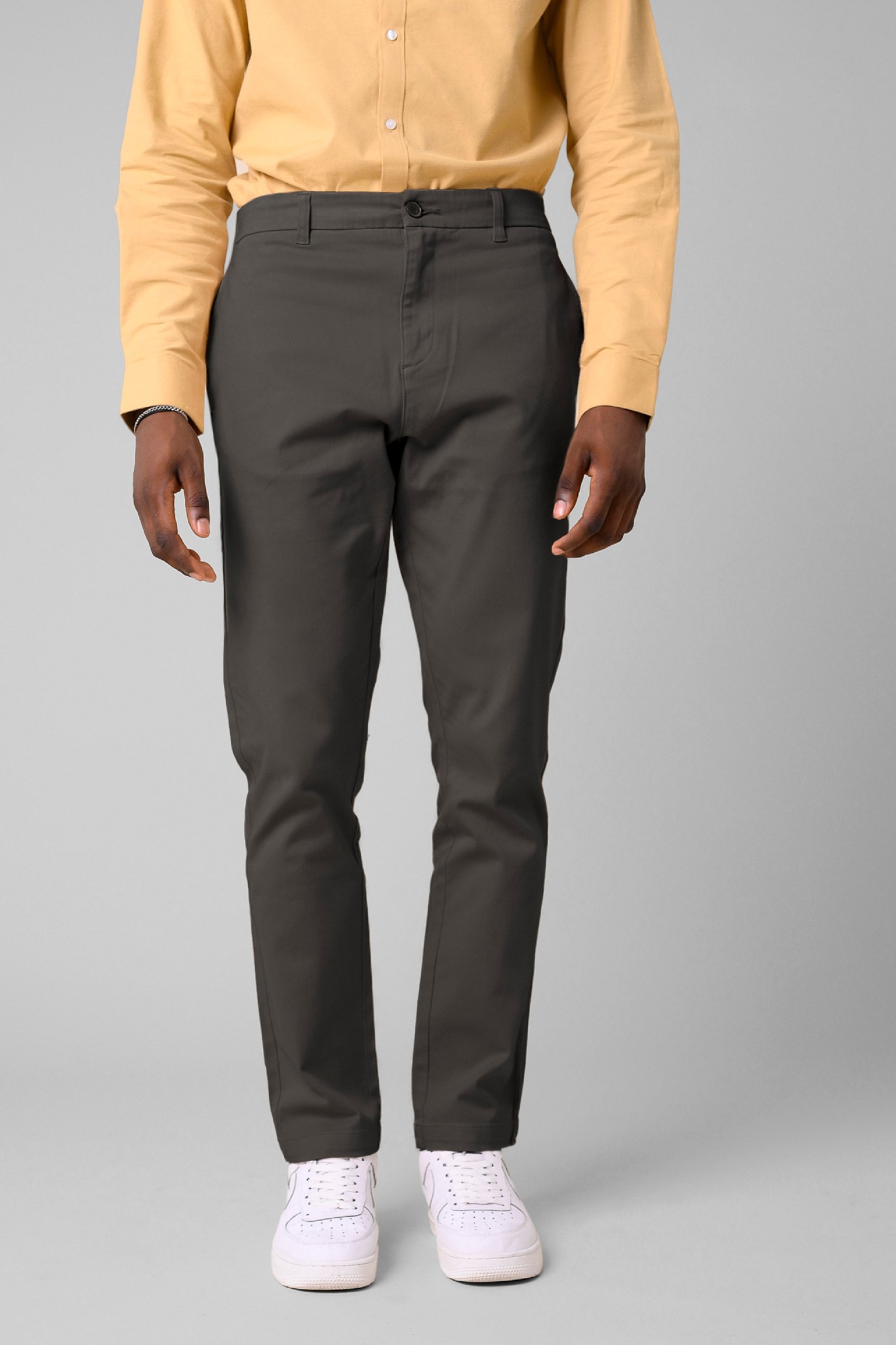 Enorsia Men's Blue Semi Formal Chino Trouser - Uk 38