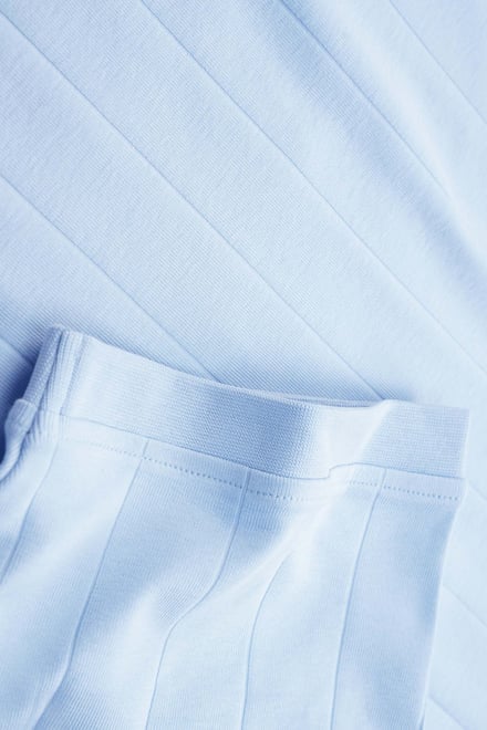 Soft Cotton Design Rib T-shirt