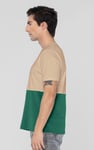 Cut & Sew Colour Block T-Shirt