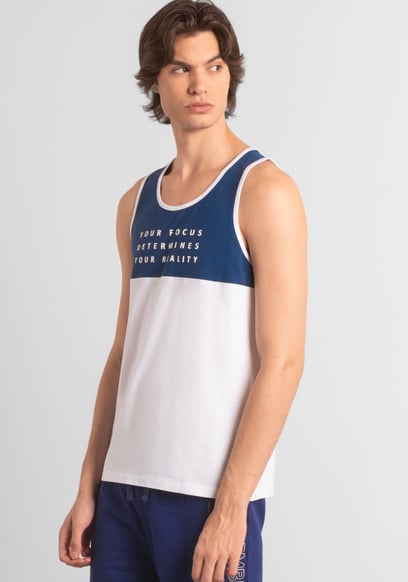 Colour Block Tank Top