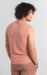 Sleeveless Henley Vest Top
