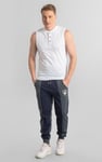Sleeveless Henley Vest Top
