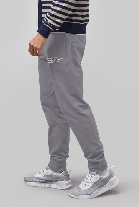 Grey Straight Leg Joggers