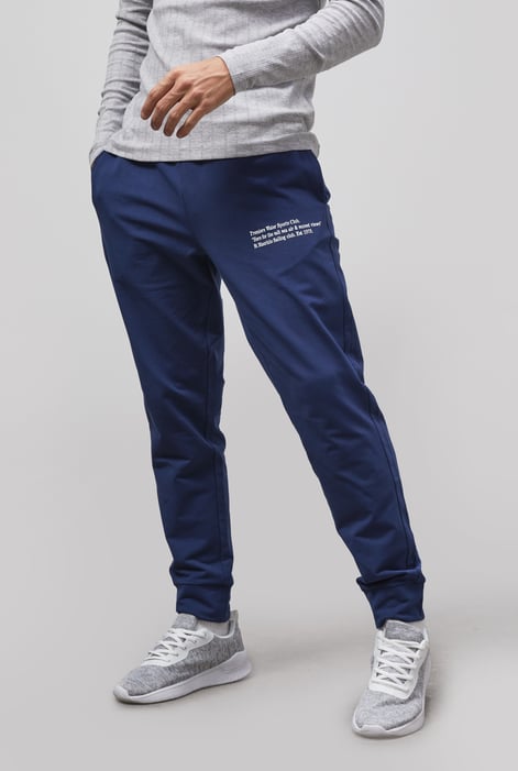 White Straight Leg Joggers