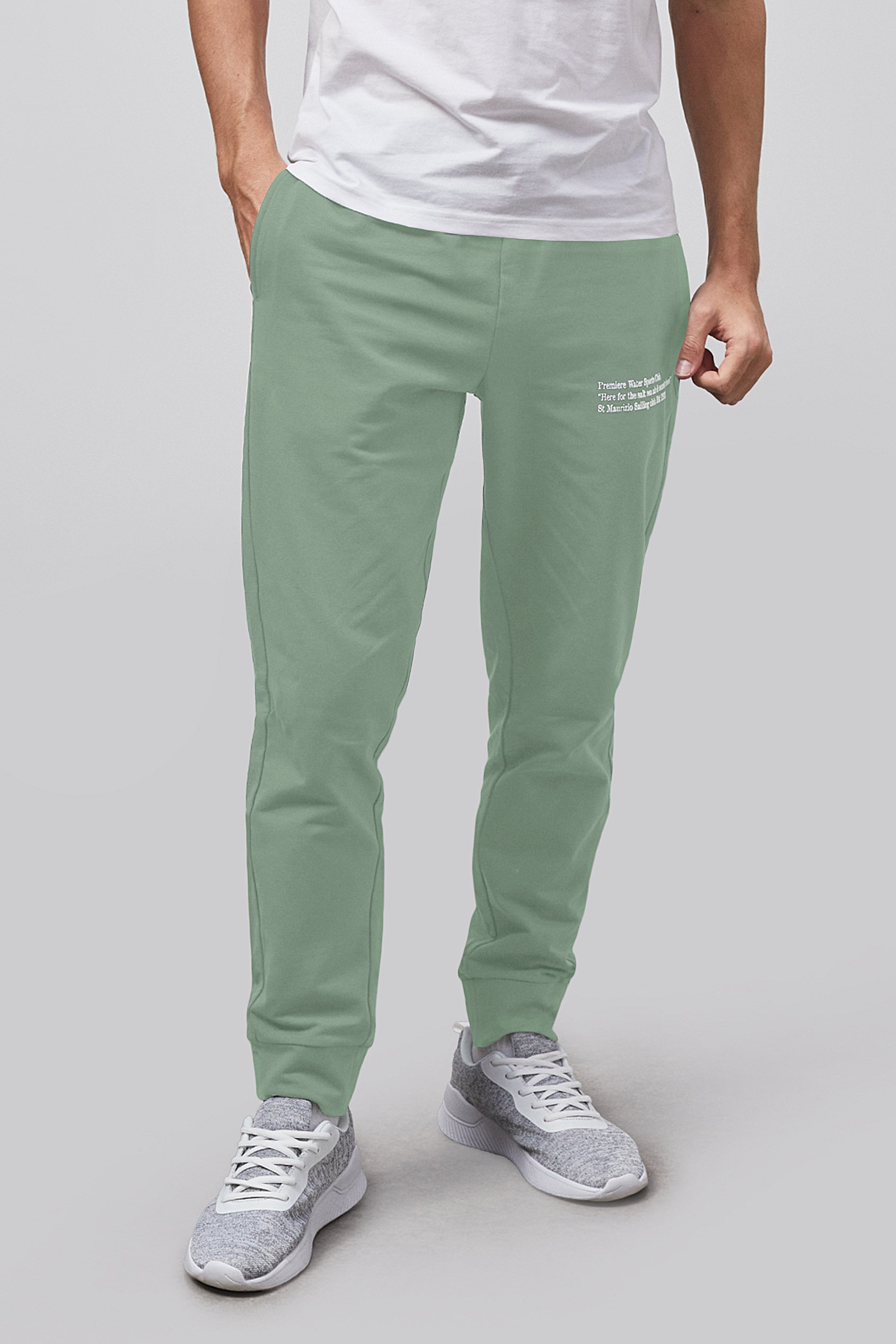 Enorsia Men's Green Straight Leg Joggers - Uk Xxl
