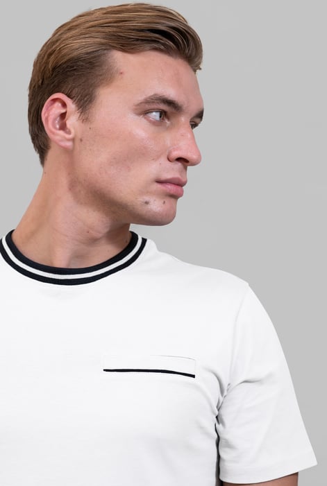 Mens White Twin Tipped T-Shirt