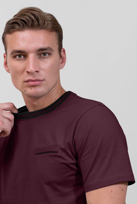 Mens Red Twin Tipped T-Shirt