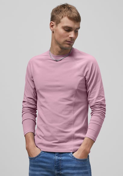 Raglan With Side Panel Rib T-Shirt