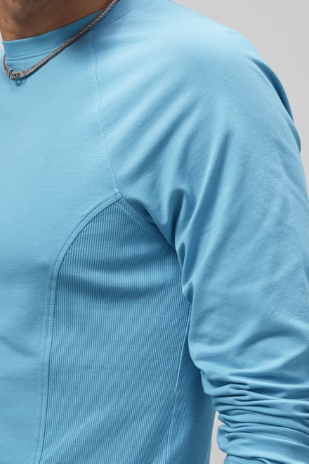 Raglan With Side Panel Rib T-Shirt