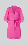 Soft Touch Viscose Lace Trim Robe