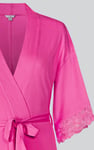 Soft Touch Viscose Lace Trim Robe