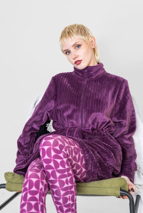 Sky Supersoft Coral Fleece Zip Through Dressing Gown