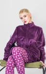 Supersoft Coral Fleece Zip Through Dressing Gown