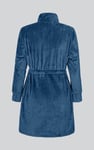 Supersoft Coral Fleece Zip Through Dressing Gown