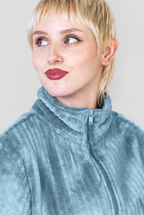 Sky Supersoft Coral Fleece Zip Through Dressing Gown