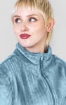 Supersoft Coral Fleece Zip Through Dressing Gown