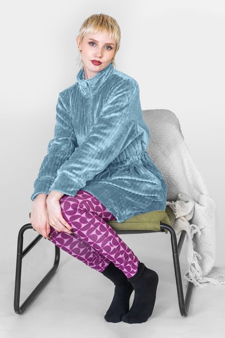 Supersoft Coral Fleece Zip Through Dressing Gown