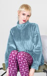 Supersoft Coral Fleece Zip Through Dressing Gown