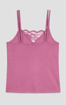 Shoulder Straps Lace Up Cami Set
