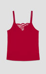 Shoulder Straps Lace Up Cami Set