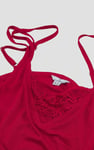 Shoulder Straps Lace Up Cami Set