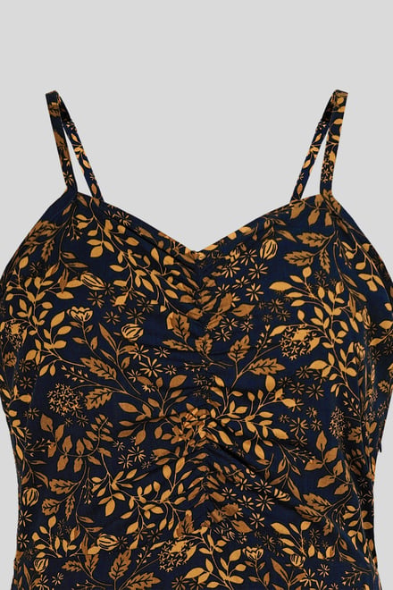 Women's Cami Mini Dress with Ruched Front