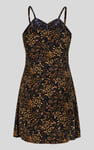 Women's Cami Mini Dress with Ruched Front