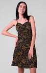 Women's Cami Mini Dress with Ruched Front