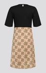 Printed Skirt Detail Design Jersey Dress
