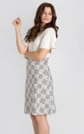 Printed Skirt Detail Design Jersey Dress