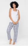 Geo Print Wide Leg Pyjamas