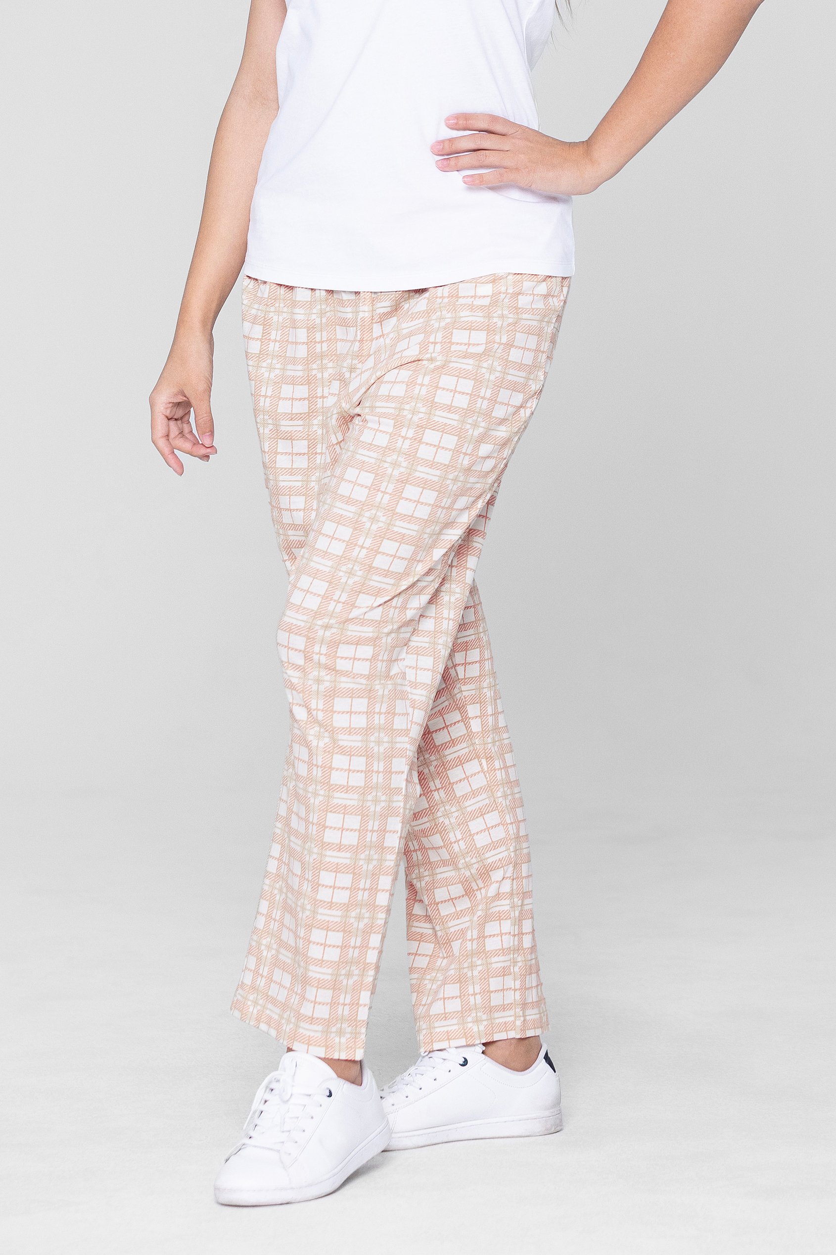 Geo Print Wide Leg Pyjamas