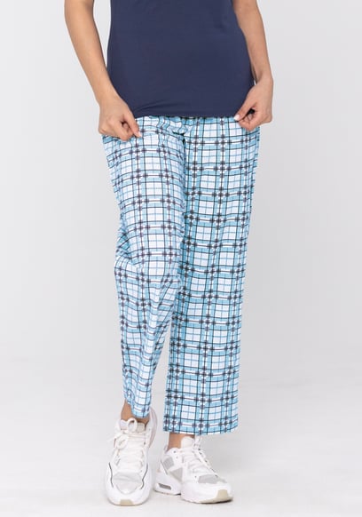 Geo Print Wide Leg Pyjamas