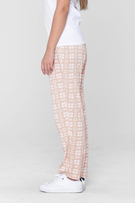 Geo Print Wide Leg Pyjamas