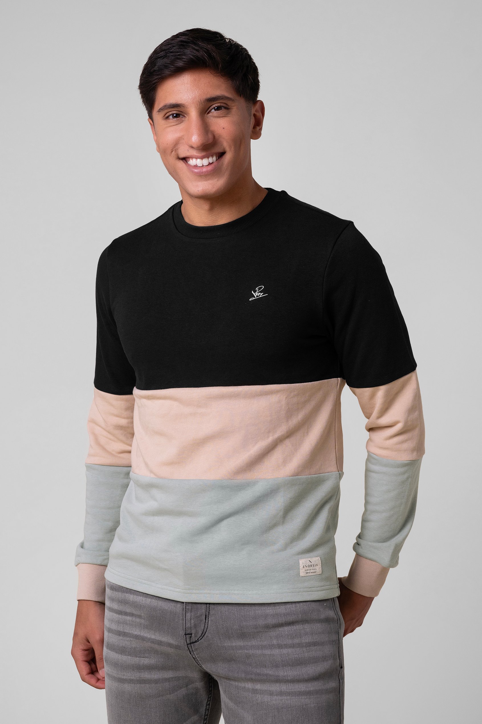 Long Sleeve Colourblock Sweatshirts