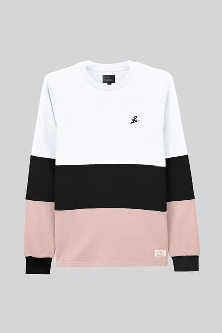 Long Sleeve Colourblock Sweatshirts