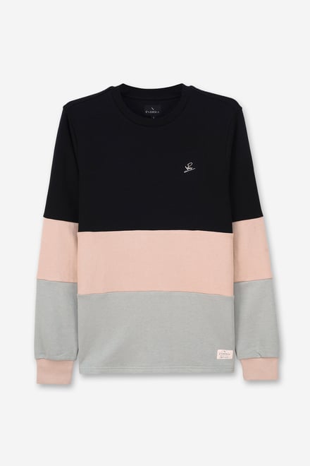Long Sleeve Colourblock Sweatshirts