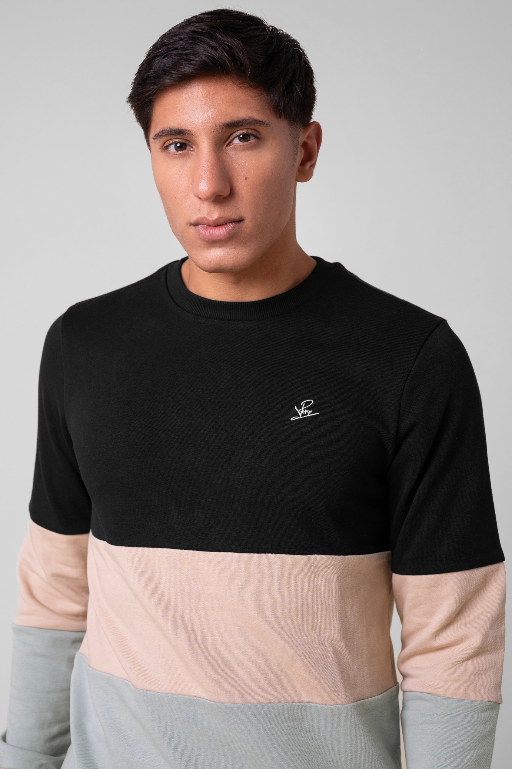 Long Sleeve Colourblock Sweatshirts
