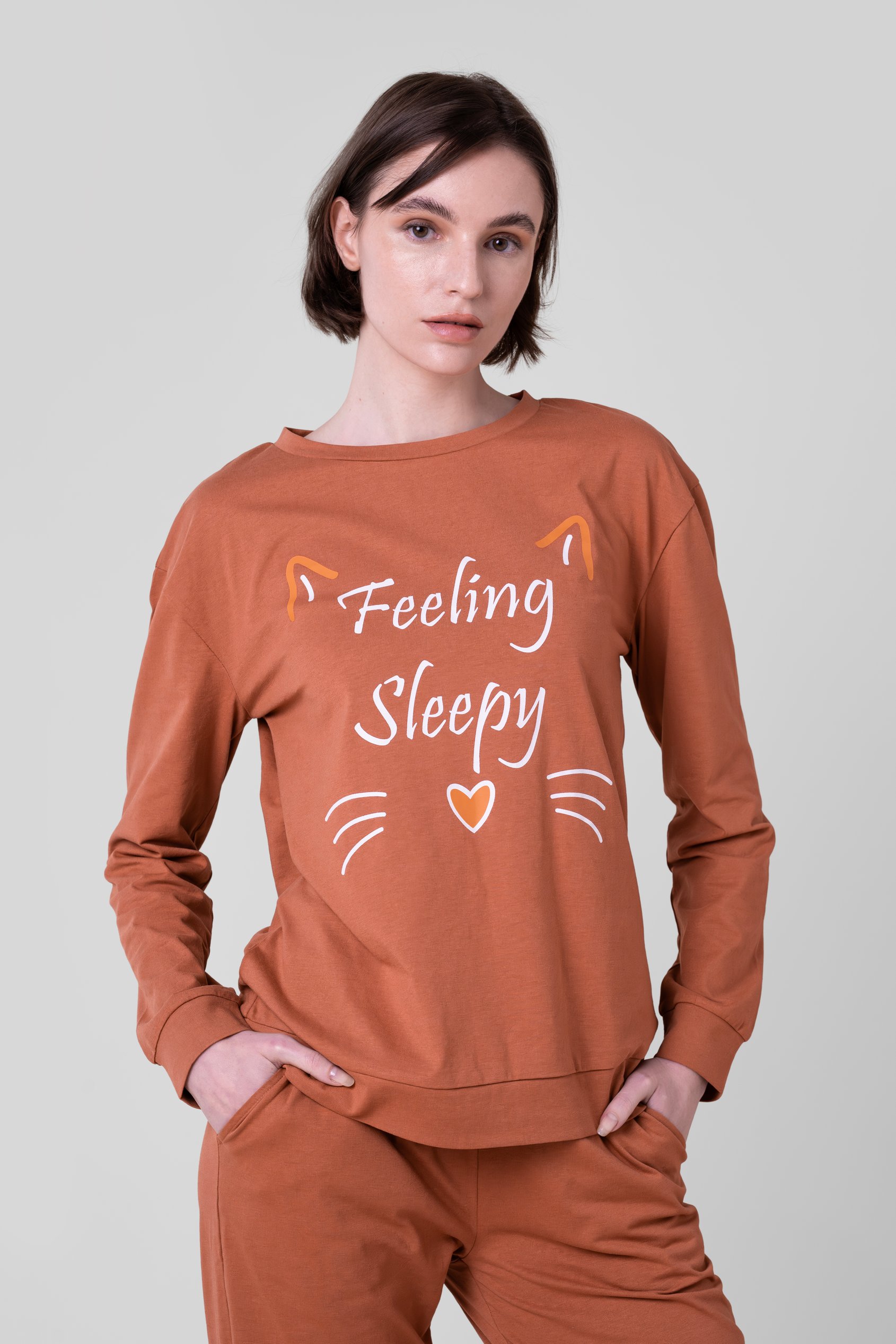 Feeling Sleepy Long Sleeve Pyjama Set