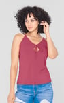 Key Hole Tie Detail Cami