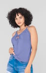 Key Hole Tie Detail Cami