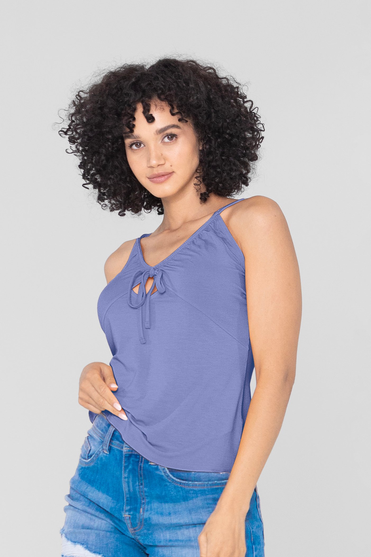 Enorsia Women's Purple V Neck Vest - Uk 12