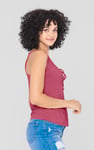 Key Hole Tie Detail Cami